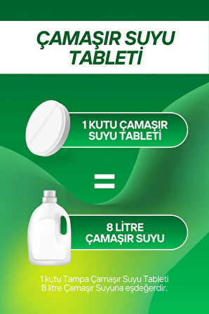  Konsantre Çamaşır Suyu Tableti 160gr 