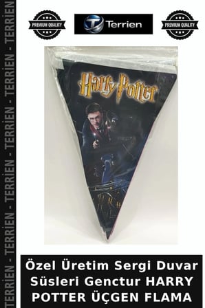 Özel Üretim Sergi Duvar Süsleri Genctur HARRY POTTER ÜÇGEN FLAMA