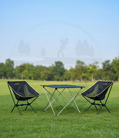 Yek Outdoor Pratik 2 Kişilik Kamp Masa & Sandalye Seti