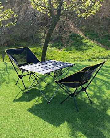 ULTRALIGHT MASA + 2 PRATİK SANDALYE SET