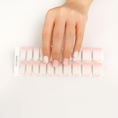 Cotton Candy Jel Tırnak, 20 Adet (2 Kullanım)