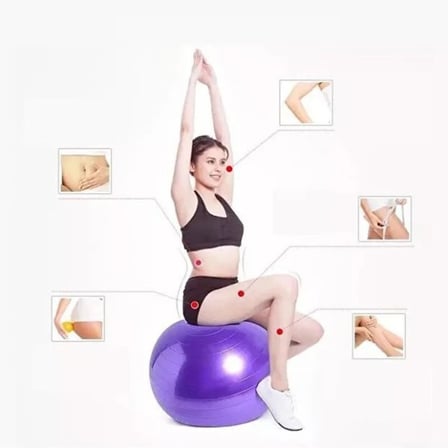 Delux Serisi Vücut Geliştirme Denge Aleti Core Çalışması 60 cm Pilates Topu