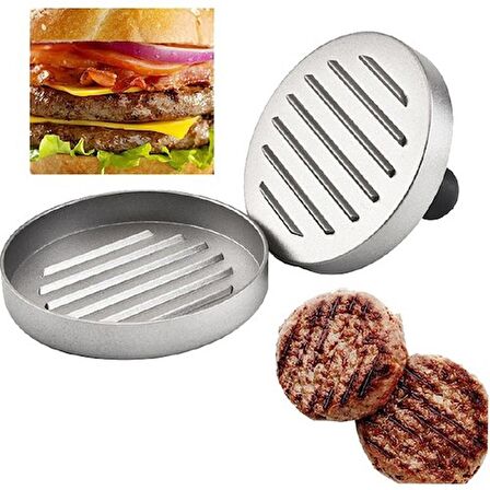 Nurgaz Campout Hamburger Press Aluminyum