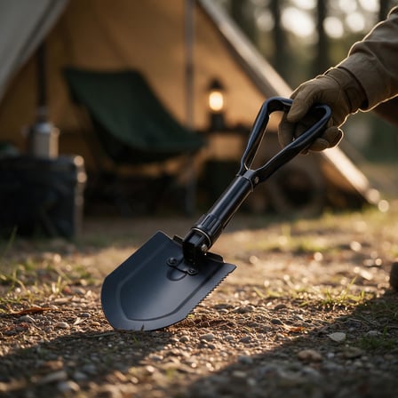 Nurgaz Campout Çok Amaçlı Katlanır Kürek