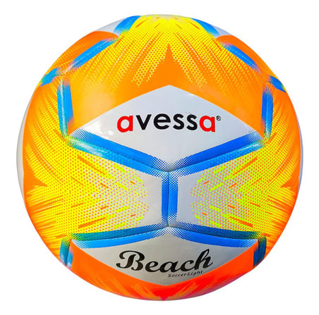 Özel Üretim Erkek Unisex Genç BEACH-10 Su Geçirmez Plaj Futbolu Turuncu Mavi 5 No