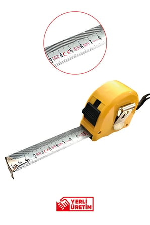 5104 Şerit Metre 8Mt x 25 mm - 12 Adet