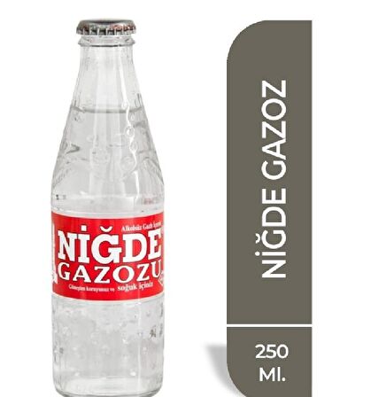 Niğde Gazozu Frambuaz Aromalı 250 Ml X 24 Adet