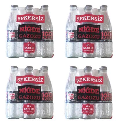 Niğde Gazozu Şekersiz 250 Ml X 24 Adet