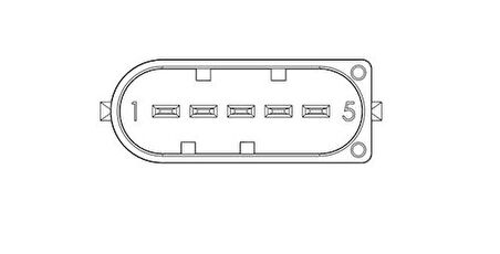 NGK 93343 Hava Akış Metre (OM668 Motor No 30210111-) A-Serisi W168 01-04 Vaneo 414 02-04 A0041537328