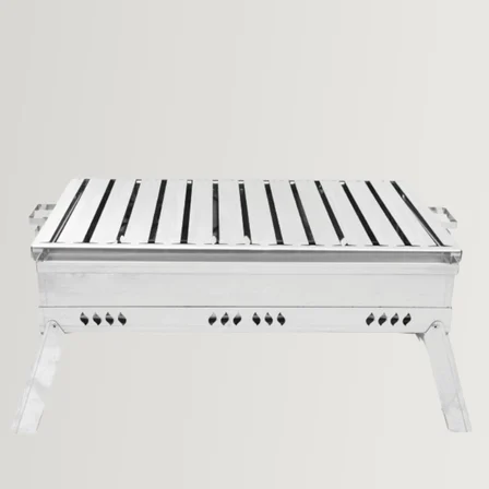 Nurgaz Campout NG N099 Lüx Katlanır Krom Mangal