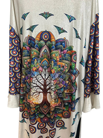 Özel Tasarım Kadife Kimono - Hayat