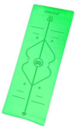 Fiziksel Aktivite Stüdyo Matı Spor Ekipmanı Rym-Green Kauçuk Yogamat Yeşil Renk 183*68*0,5 cm