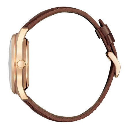 Citizen NH8393-05AC Erkek Kol Saati | 40.2 mm Rose Gold Kasa, Beyaz Kadran, Otomatik Mekanizma