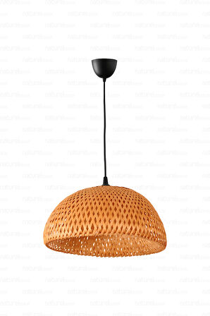 Bohem Bambu Boja Pendant Sarkıt Avize Lamba 35 cm - Iskandinav, Modern, Bohem, Rattan Aydınlatma