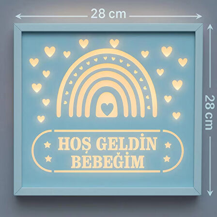 Kişiye Özel Bebek ve Çocuk Odası Led Dekor