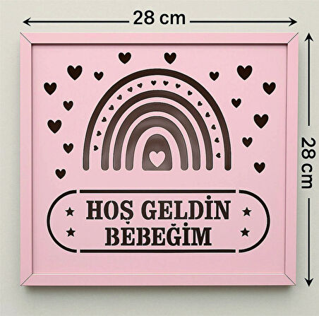 Kişiye Özel Bebek ve Çocuk Odası Led Dekor