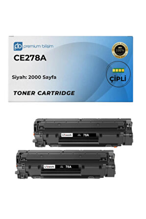 Laserjet Pro P1606dn, M1536dnf, P1566, P1560, P1606, M1536 Muadil 2 Adet