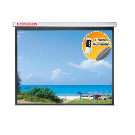 CODEGEN EX-18 180X180 MOTORLU UZAKTAN KUMANDALI PERDE NHR