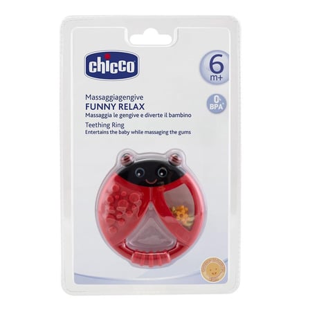 Chicco Funny Relax Diş Kaşıyıcı - Uğur Böceği NHR