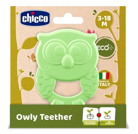 Chıcco Owly Diş Kaşıyıcı 3-18 Ay - Yeşil NHR