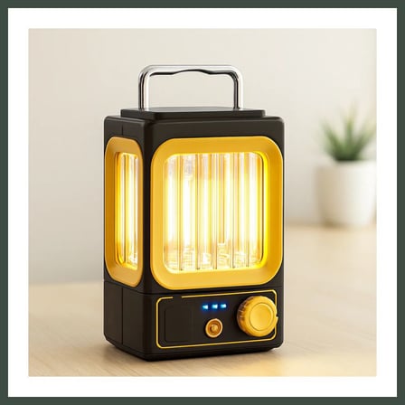 Bezos Nostalji Solar Lamba - USB Şarjlı 1500mAh NHR