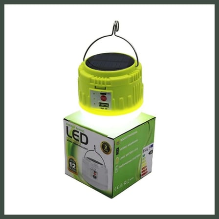 Bezos USB Şarjlı LED Solar Kamp Lambası NHR