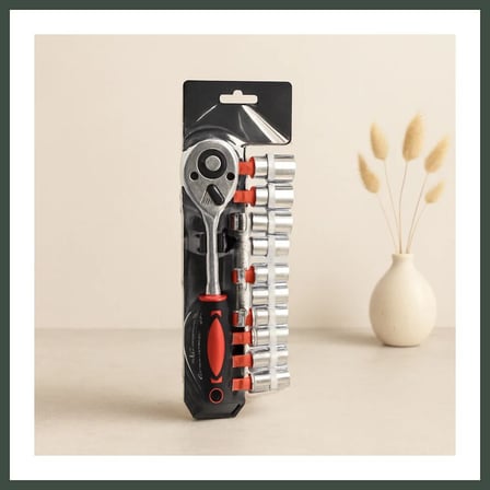 Bezos Krom Vanadyum 1/2" 12 Parça Lokma Seti (8-24 mm) NHR