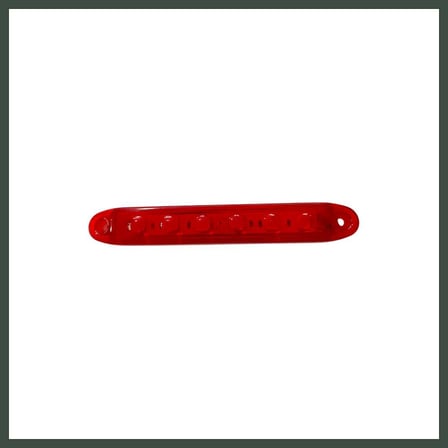 Bezos Kırmızı Parmak Led Dorse Lamba 6 Ledli 13.5 cm 12-24V NHR