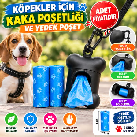 Bezos Köpeğiniz İçin Kaka Poşetliği Ve Yedek Poşet NHR