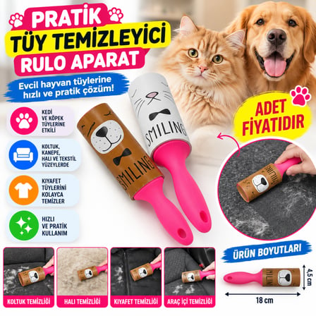 Bezos Pratik Tüy Alma ve Temizleme Tüy Toplama Makinesi Rulo Aparat (adet fiyatıdır) NHR