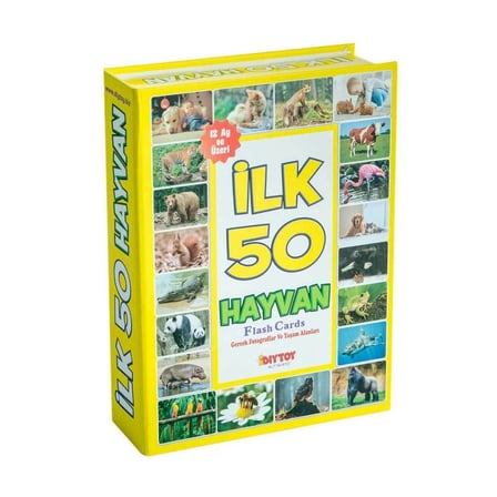 Bezos 1352FlashCardsİlk50Hayvan-Dıytoy NHR