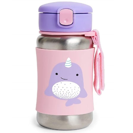 Bezos Zoo Pipetli Paslanmaz Çelik Suluk 350 ml Narwhal NHR