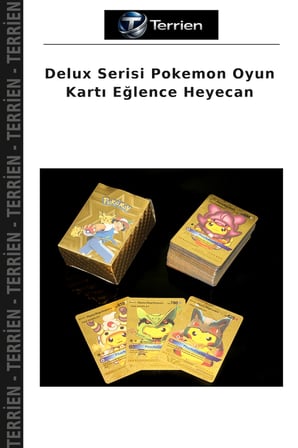 Delux Serisi Pokemon Oyun Kartı Eğlence Heyecan