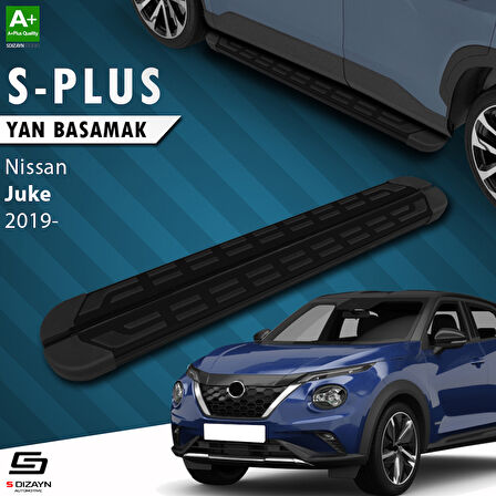 S-Dizayn Nissan Juke 2 S-Plus Siyah Yan Basamak 173 Cm 2019 Üzeri A+ Kalite