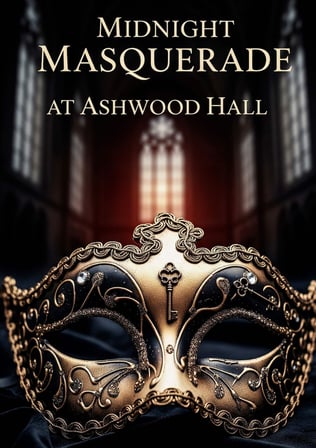 Bezos Midnight Masquerade at Ashwood Hall - İngilizce E-Kitap (Dijital Teslimat) NIDA