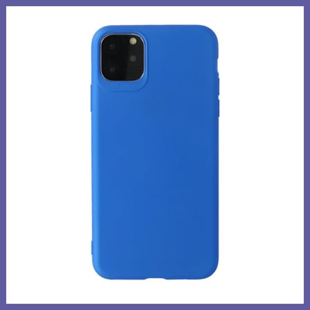 Bezos iPhone 11 Pro Max Kılıf First Silikon - Mavi NIDA