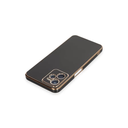 Bezos Realme C35 Kılıf Volet Silikon - Siyah NIDA