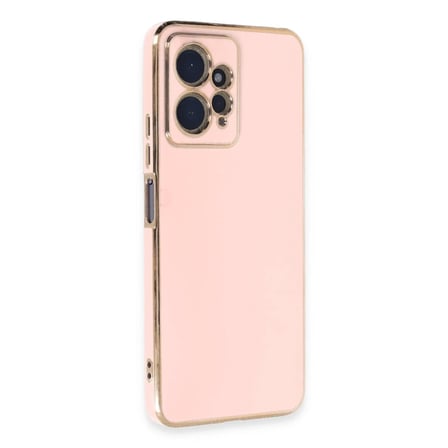 Bezos Redmi Note 12 4G Kılıf Volet Silikon - Pembe NIDA