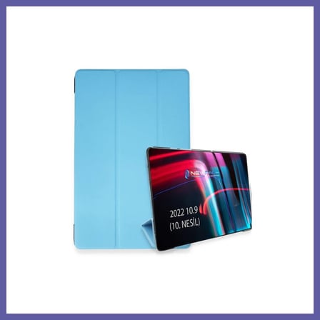 Bezos iPad 2025 10.9 10.nesil (A16) Kılıf Tablet Smart Kılıf - Açık Mavi NIDA