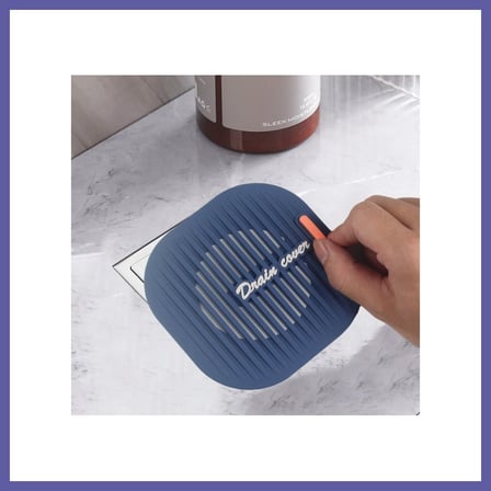 Bezos Süzgeçli Lavabo Gider Koruyucu Mat Gri NIDA