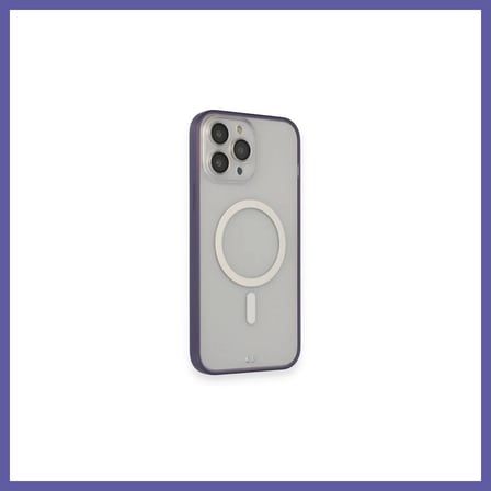 Bezos iPhone 14 Pro Uyumlu Kılıf Grand Magneticsafe Kapak - Mor NIDA