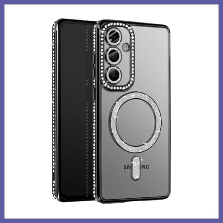 Bezos Samsung Galaxy S26 Plus Uyumlu Joke Simli Magneticsafe Kılıf - Siyah NIDA