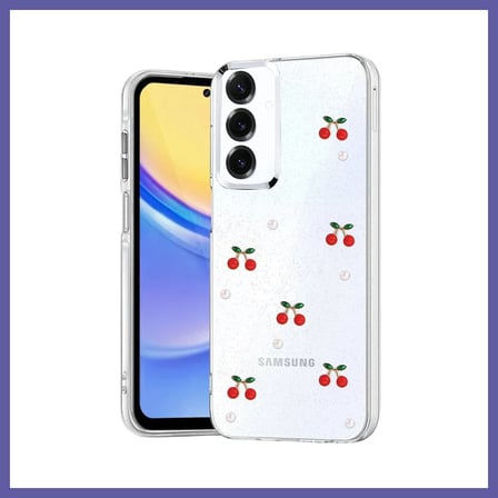 Bezos Samsung Galaxy S23 FE Uyumlu Fiyonk Desenli Kapak - Desen 9 NIDA