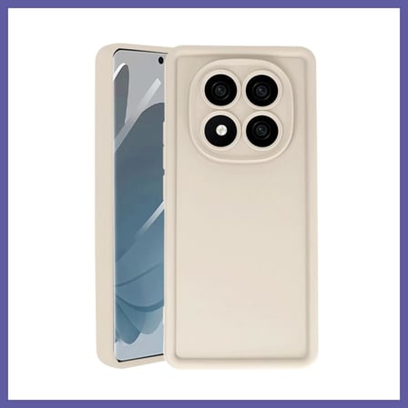 Bezos Redmi Note 14 Pro 4G Uyumlu Kılıf Viera Silikon - Krem NIDA