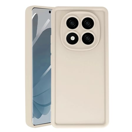Bezos Redmi Note 14 Pro 4G Uyumlu Kılıf Viera Silikon - Krem NIDA