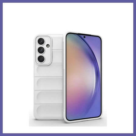 Bezos Samsung Galaxy M14 5G Uyumlu Kılıf Optimum Silikon - Krem NIDA