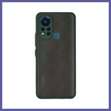 Bezos İnfinix Hot 11s Uyumlu Kılıf Montreal Silikon Kapak - Yeşil NIDA