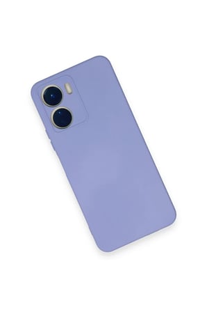 Bezos Vivo Y16 Uyumlu Kılıf Nano içi Kadife Silikon - Lila NIDA