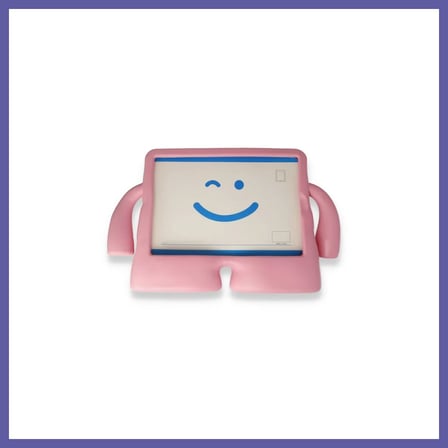 Bezos iPad 2025 10.9 10.Nesil (A16) Kılıf Karakter Tablet Silikon - Açık Pembe NIDA