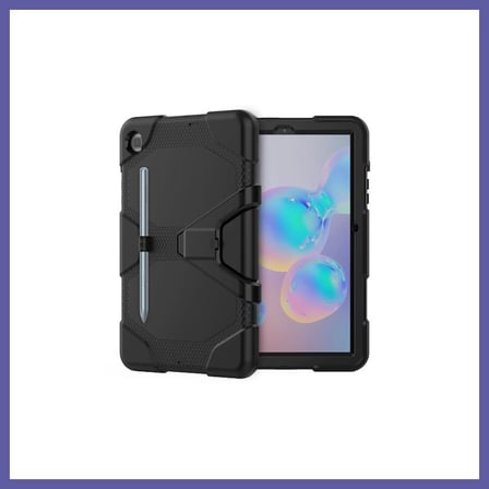 Bezos Samsung Galaxy T500 Tab A7 10.4 Kılıf Griffin Tablet Kapak - Siyah NIDA